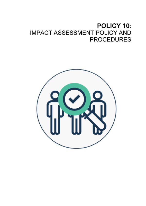 ETD QMS Policy 10 - Impact Assessment Policy and Procedures