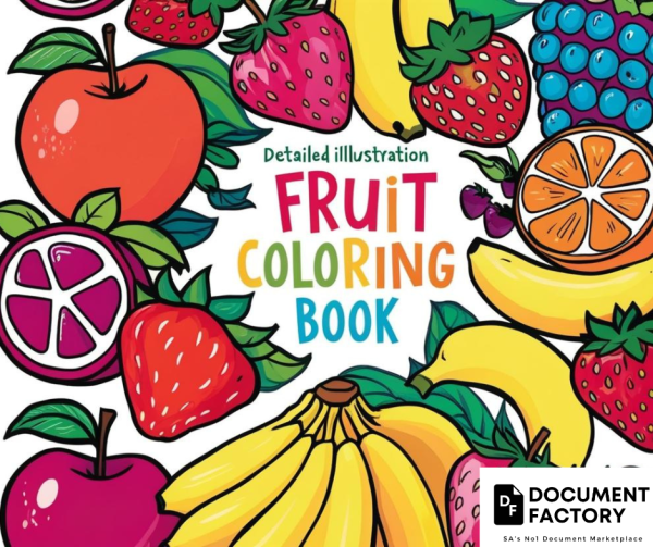 Fruit Colouring Book