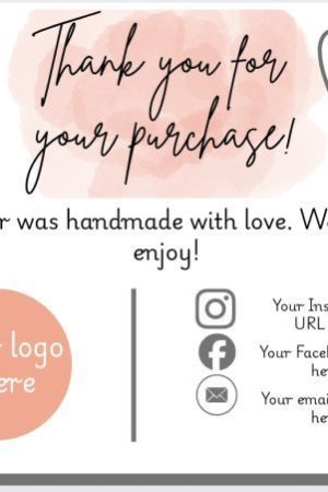 Business Thank You Card