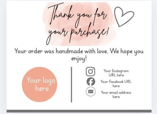 Business Thank You Card