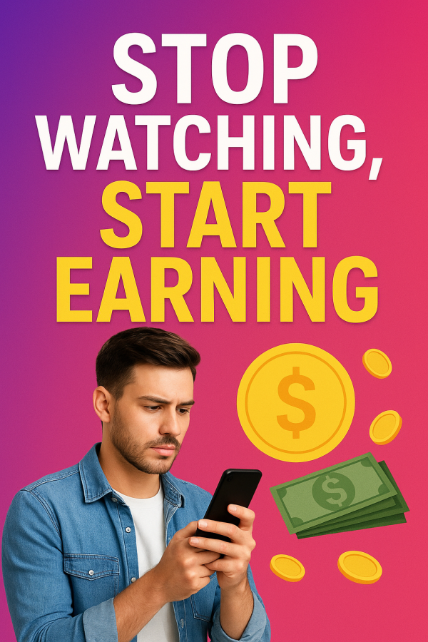 Stop watching, Start earning